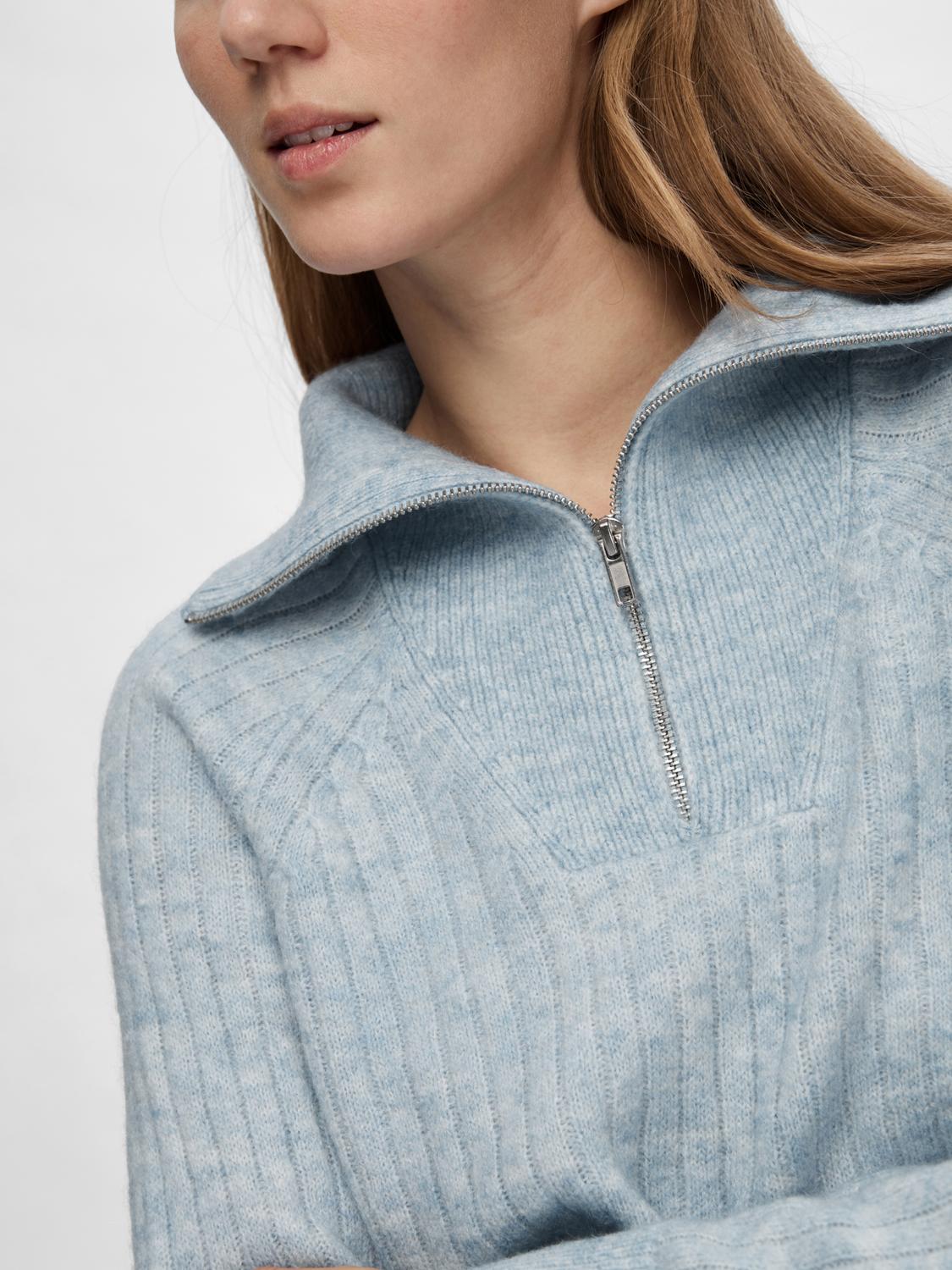SLFLULU Pullover - Cashmere Blue